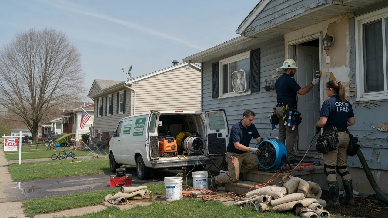 Flood Cleanup in Lake Dallas, TX near me